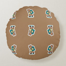 Almofada Redonda travesseiro flexível