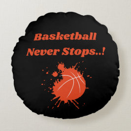 Almofada Redonda Travesseiro incrível para os fãs de basquete