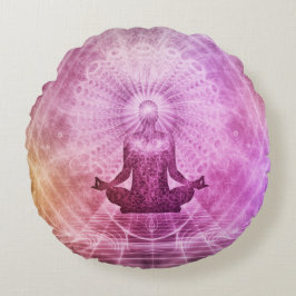 Almofada Redonda Travesseiro Mandala