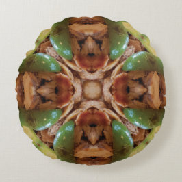 Almofada Redonda Travesseiro Marrom personalizado projetado redondo