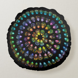 Almofada Redonda Travesseiro Mini Poad™ mandala