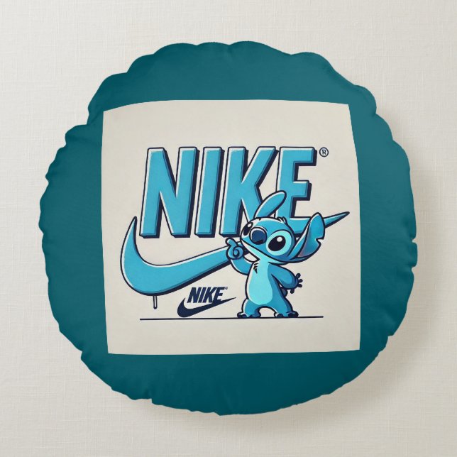 Almofada Redonda Travesseiro Nike (Frente)