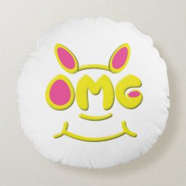 Almofada Redonda Travesseiro OMG