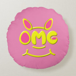 ALMOFADA REDONDA TRAVESSEIRO OMG