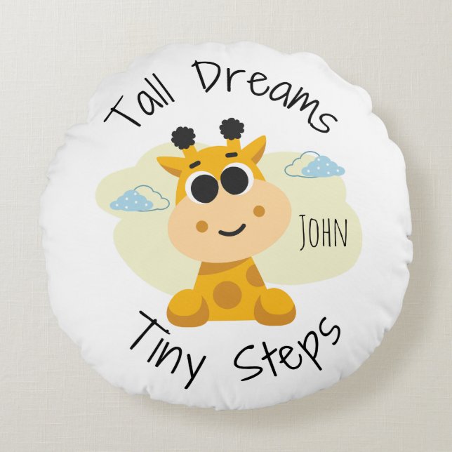 Almofada Redonda Travesseiro para crianças (Frente)