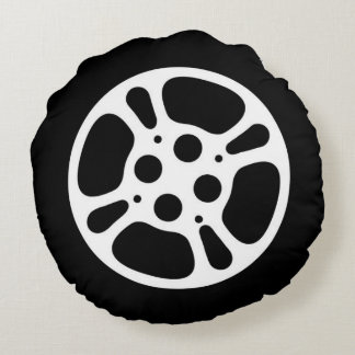 Almofada Redonda Travesseiro para Home Theater - Film Reel