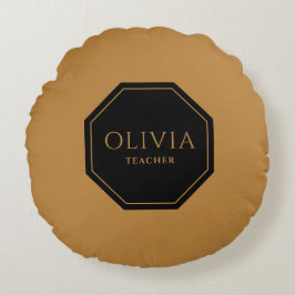 Almofada Redonda Travesseiro personalizado com nome e título profis