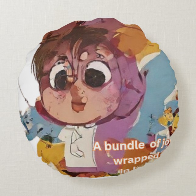 Almofada Redonda Travesseiro redondo (Verso)