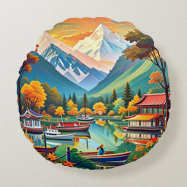 Almofada Redonda Travesseiro redondo