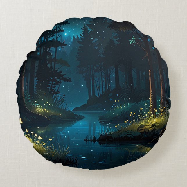 Almofada Redonda Travesseiro redondo (Frente)