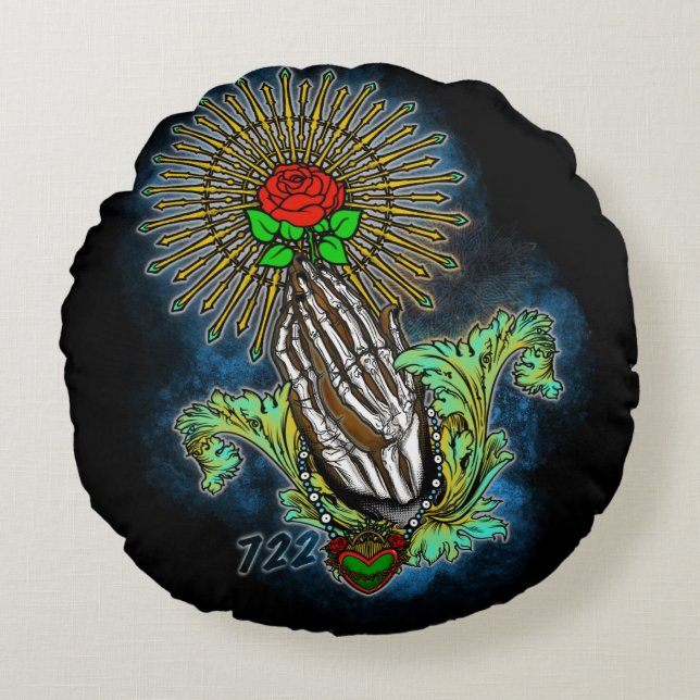 Almofada Redonda Travesseiro redondo (Frente)