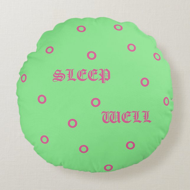 Almofada Redonda Travesseiro redondo (Frente)