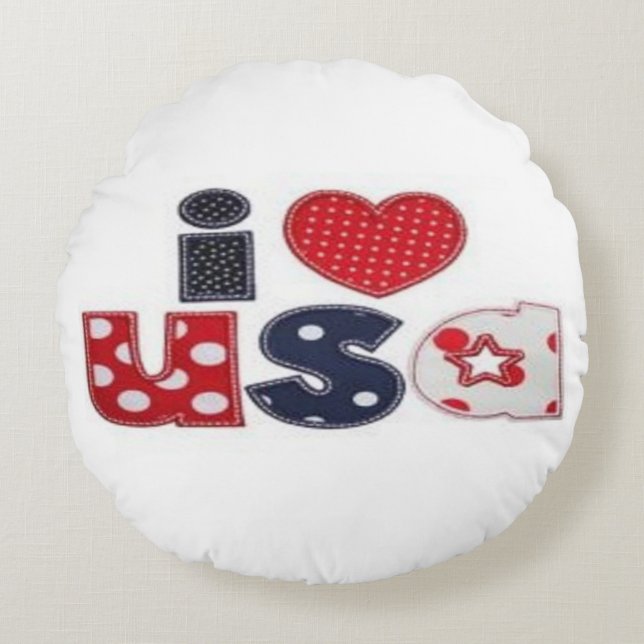 Almofada Redonda Travesseiro redondo. (Frente)