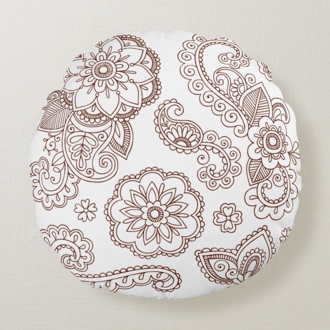 Almofada Redonda Travesseiro redondo (Frente)