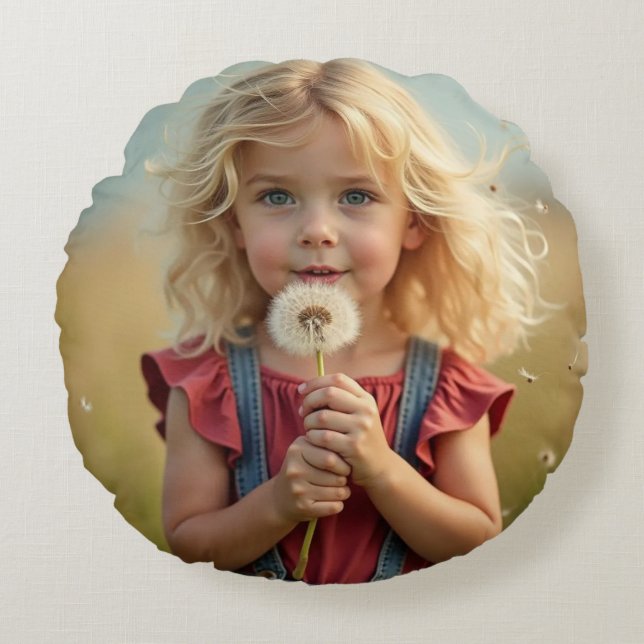 Almofada Redonda Travesseiro redondo (Frente)