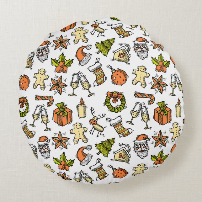 Almofada Redonda Travesseiro redondo (Verso)