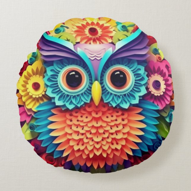 Almofada Redonda Travesseiro redondo (Frente)