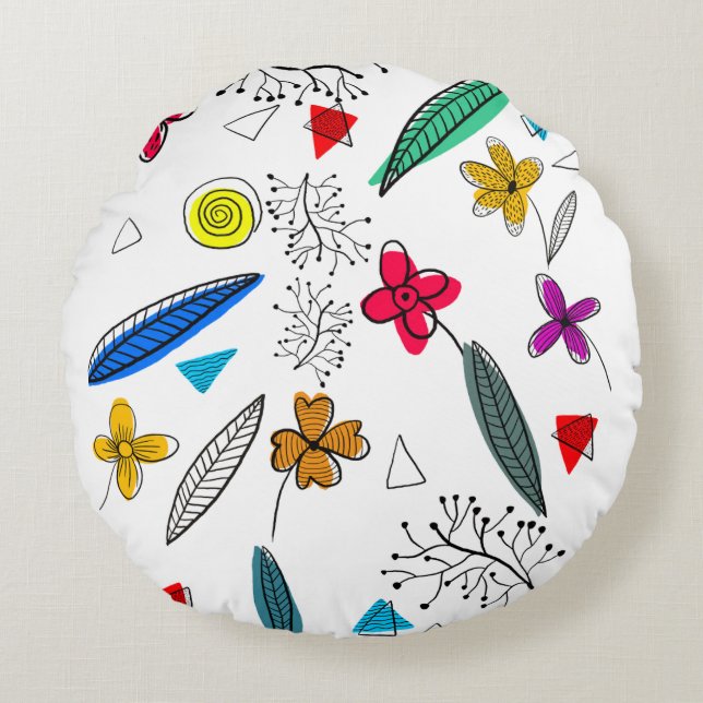 Almofada Redonda Travesseiro redondo (Frente)