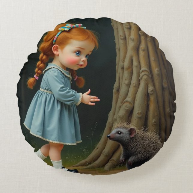 Almofada Redonda Travesseiro redondo (Frente)