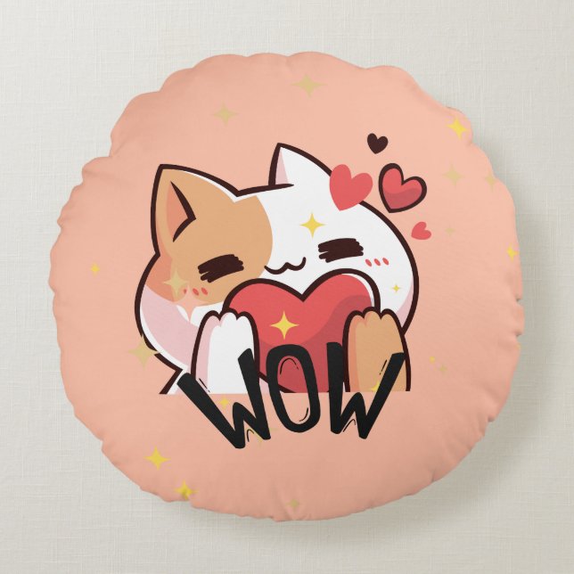 Almofada Redonda Travesseiro redondo 2025 (Frente)