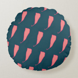 Almofada Redonda Travesseiro redondo ao estilo de ervas