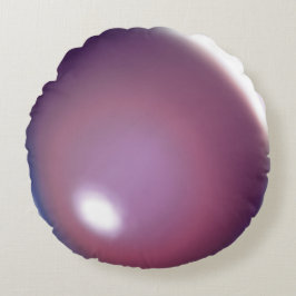 Almofada Redonda Travesseiro Redondo Balão de Bolha Roxo e Plum