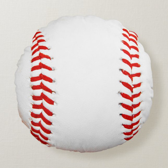 Almofada Redonda Travesseiro Redondo Baseball (Frente)