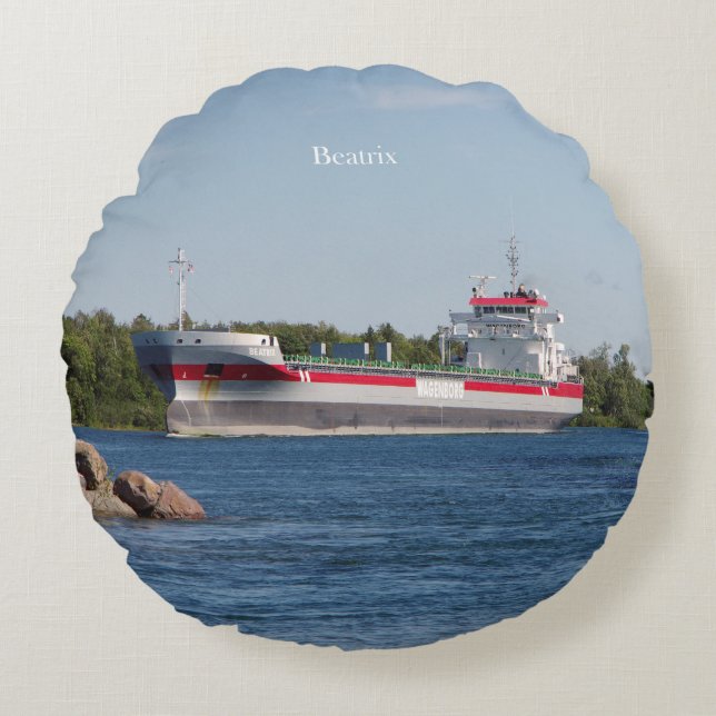 Almofada Redonda Travesseiro redondo Beatrix (Frente)