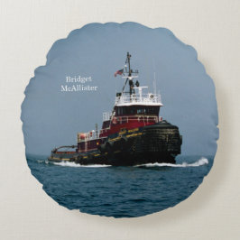 Almofada Redonda Travesseiro redondo Bridget McAllister