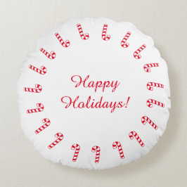 Almofada Redonda Travesseiro Redondo - Canis Vermelhas