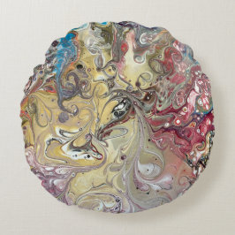 Almofada Redonda Travesseiro redondo com 2 imagens