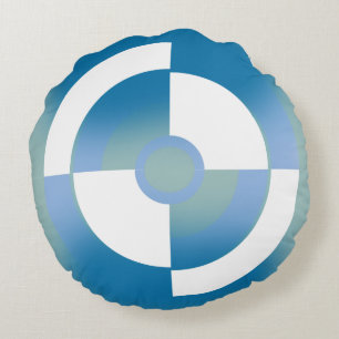 Almofada Redonda Travesseiro redondo com Design circular Abstrato