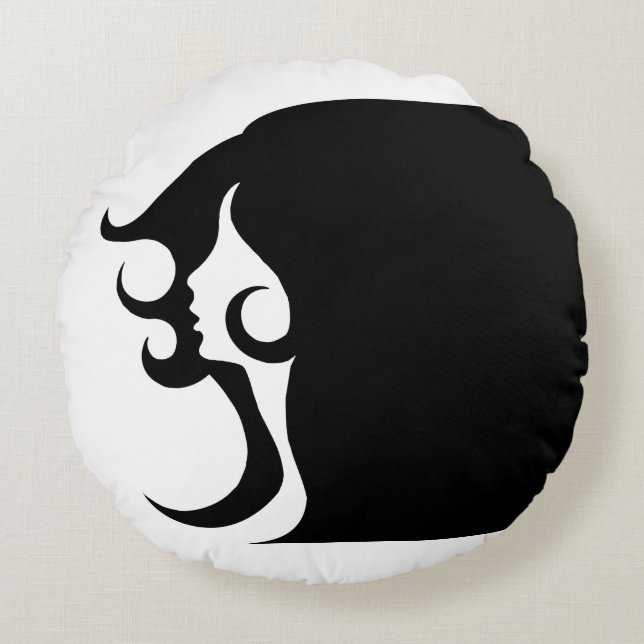 Almofada Redonda Travesseiro redondo da Deco Mod (Frente)