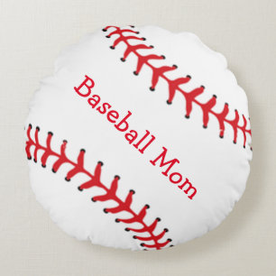 Almofada Redonda Travesseiro Redondo da Mãe Baseball