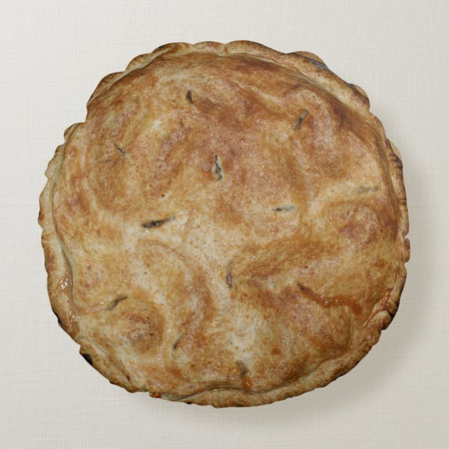 Almofada Redonda Travesseiro redondo das tortas de Apple (Frente)