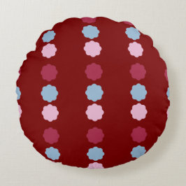 Almofada Redonda Travesseiro redondo de linha circular