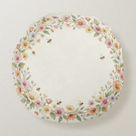 Almofada Redonda Travesseiro Redondo de Mel de Flor Silvestre – Coz