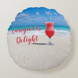 Almofada Redonda Travesseiro redondo de prazer da cuidadora