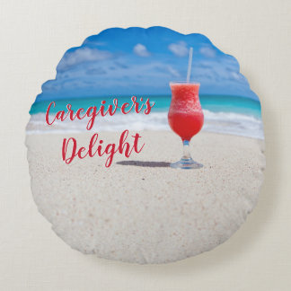 Almofada Redonda Travesseiro redondo de prazer da cuidadora