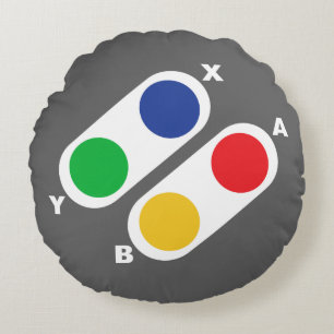 Almofada Redonda Travesseiro redondo do controlador dos jogos do
