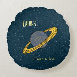 Almofada Redonda Travesseiro redondo do planeta Saturno