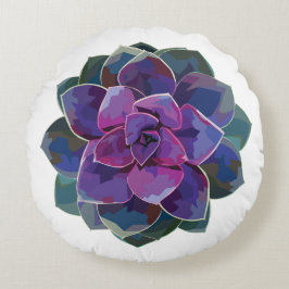 Almofada Redonda Travesseiro redondo do Succulent
