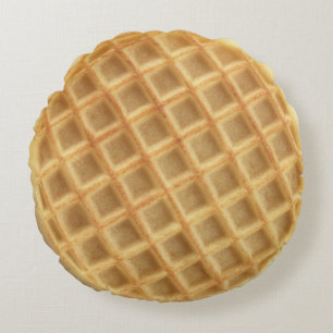 Almofada Redonda Travesseiro redondo do Waffle