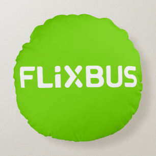 Almofada Redonda Travesseiro redondo Flixbus