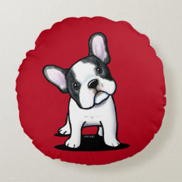 Almofada Redonda Travesseiro redondo francês para Bulldog