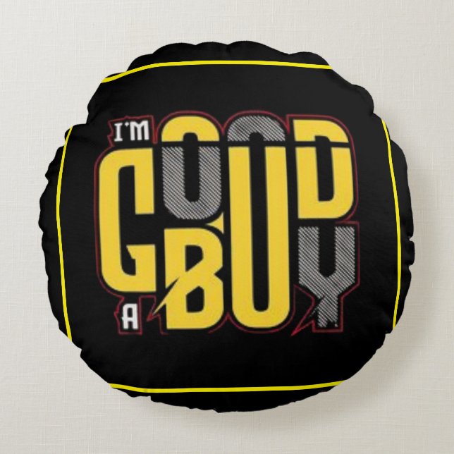 Almofada Redonda Travesseiro redondo personalizado cozy - Decor dom (Frente)