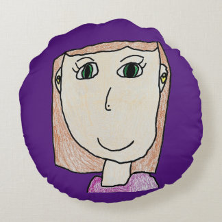 Almofada Redonda Travesseiro redondo personalizado de Olive