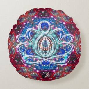 Almofada Redonda Travesseiro redondo Zen Lotus Splendorf