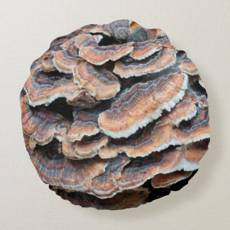 Almofada Redonda Travesseiro selvagem impressionante do cogumelo!