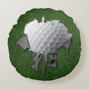 Almofada Redonda Travesseiro Torn Golf Round